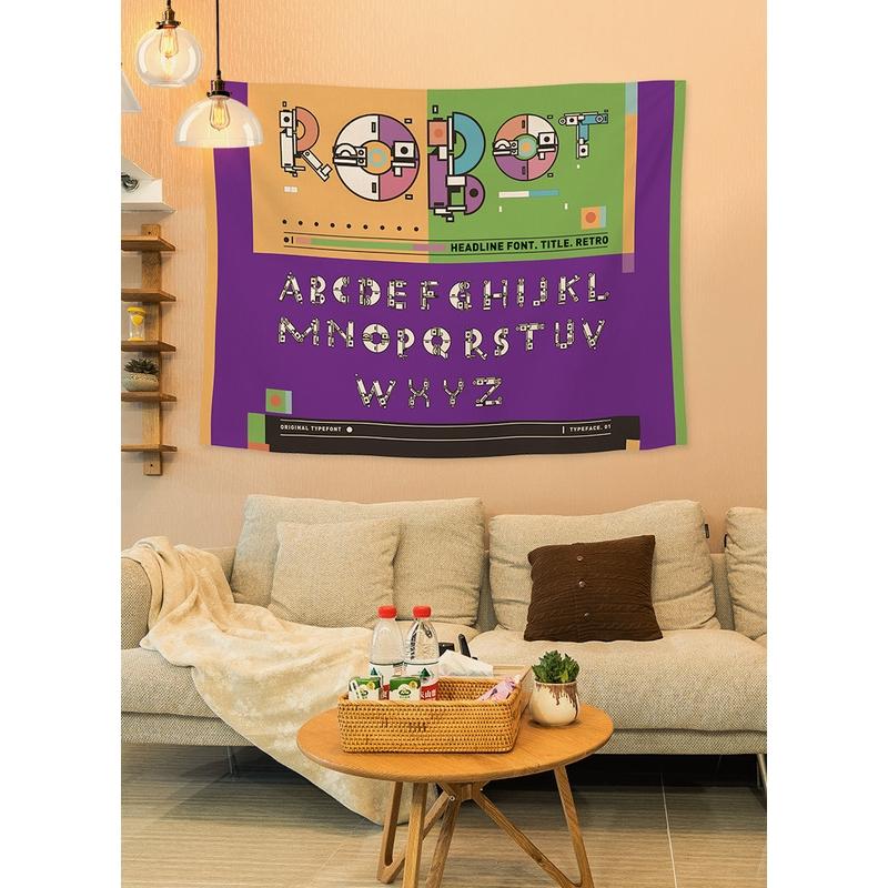 Wandteppich Hänge Stoff Cartoon Animation Hintergrund Netz Rot Zimmer Schlafzimmer Nachttisch Dekoration