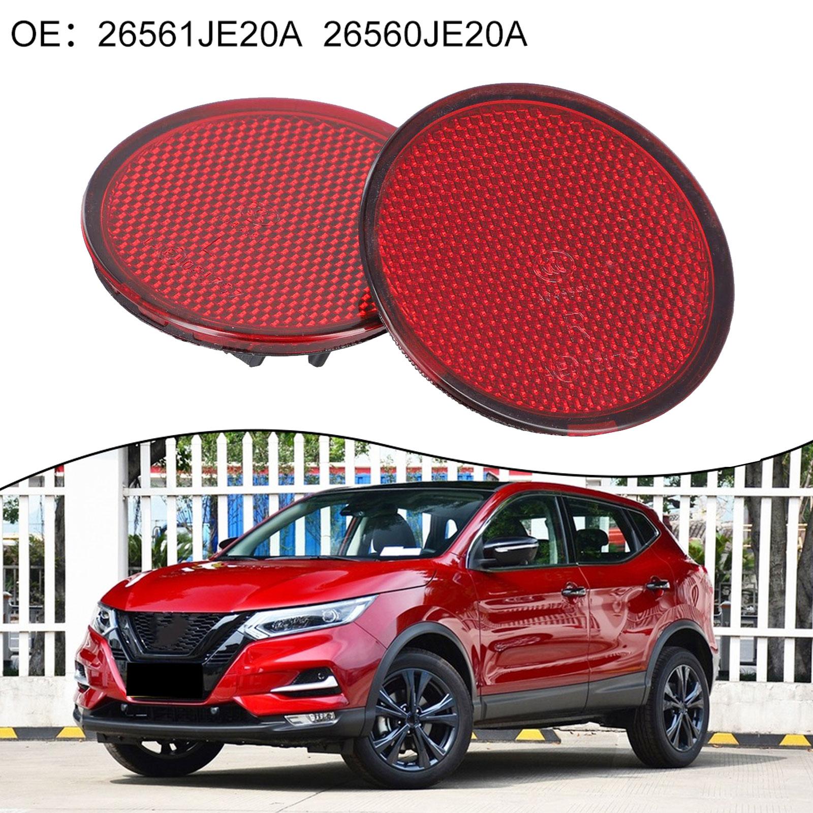 

For Nissan For QASHQAI Compatible Round Reflectors for Back Bumper Installation