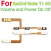 Power ON OFF Mute Switch Control Key Volume Button Flex Cable for Xiaomi Redmi Note 11 4G Power On Off Volume