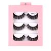 Roll 3 Pairs Of Chemical Fiber False Eyelashes Simulation Curled Thick Eyelashes