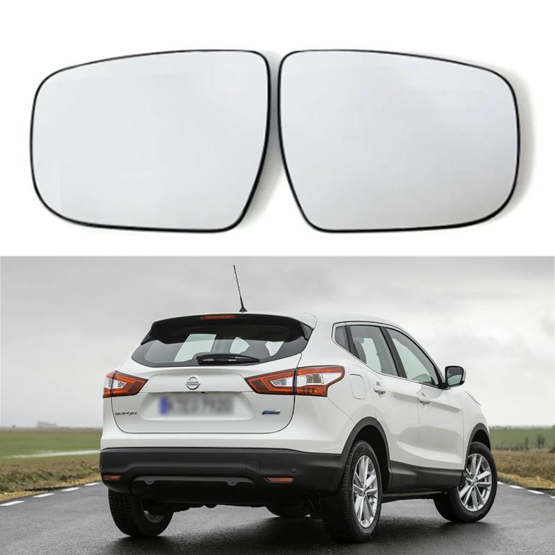 Fits 2014-2018 Nissan Qashqai J11 X-Trail Rogue Rearview Mirror Lens