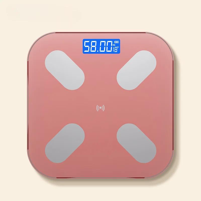 Intelligent Body Weight Scale Household Bluetooth Rechargeable Electronic Scale Human Body Weighing Healthy Weight Scale
