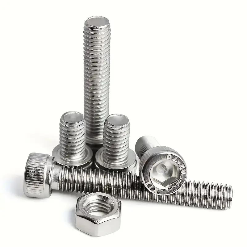 150pieces/box M3 X 8mm, 12mm, 16mm, 20mm, 25mm Hexagon Socket Screws, Bolts, Nuts, 304 Stainless