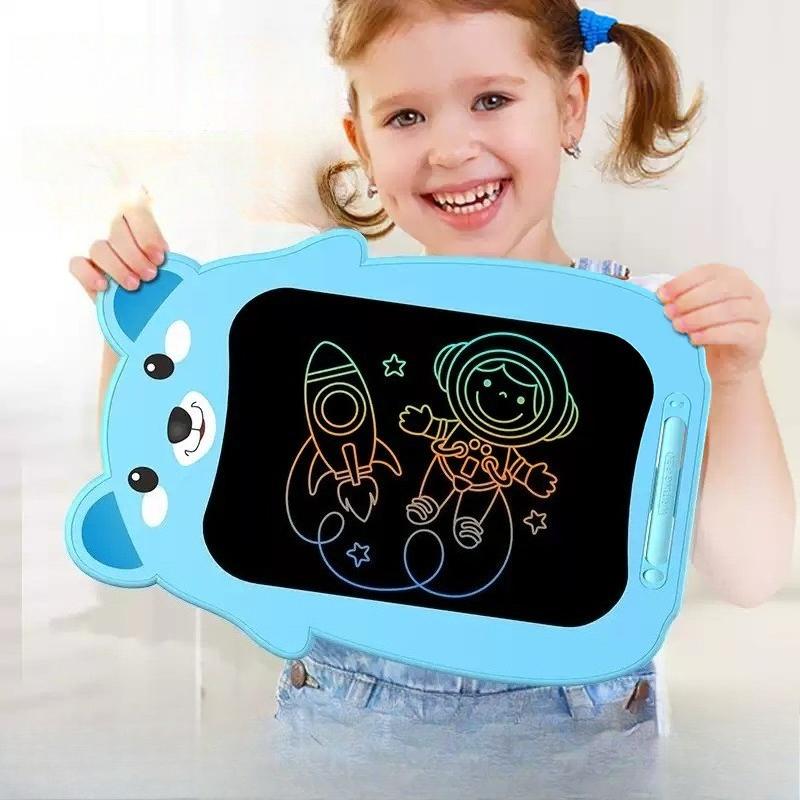 9 Inch Cute Cartoon LCD Writing Tablet Color Screen Erasable Drawing Board for Kids & Toddlers