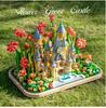Fermi S2238 Huaylin Castle Preserved Flower Model - Handmade Building Blocks for Kids - Valentine's Day Gift