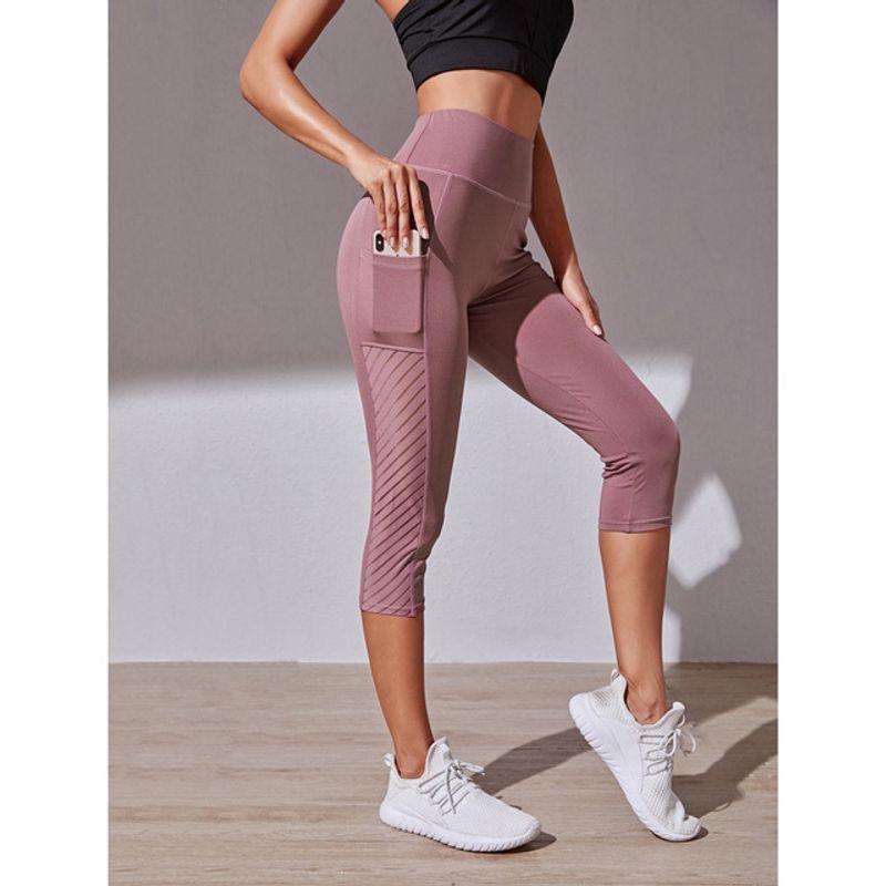 

Mesh Pocket High Waist Yoga Pants Mesh with Pocket High Waist Yoga Pants Cropped Pants bean Paste leggings XL