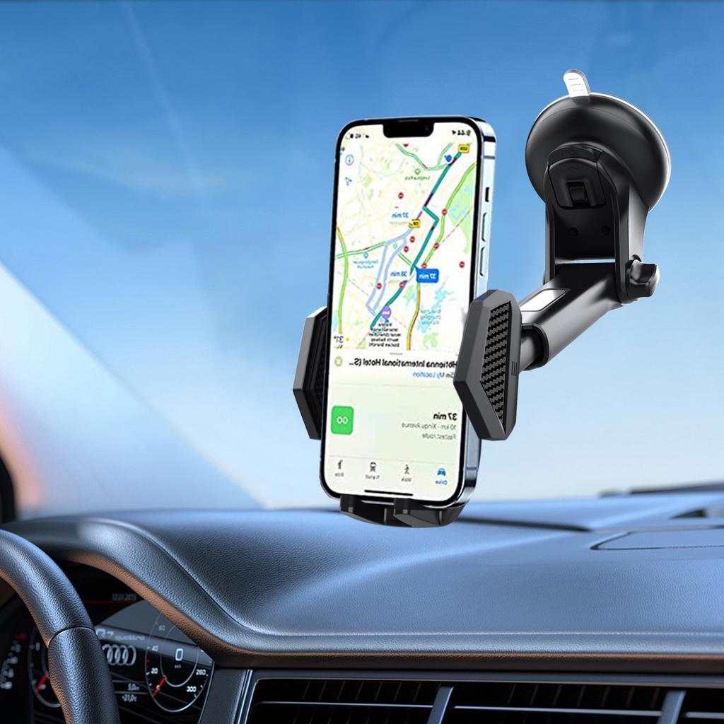 Car Mobile Phone Holder Car Dashboard Windshield Suction Cup Retractable Navigation Mobile Phone Holder Car Hand