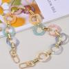 Acrylic Fashion Replaceable Bag Chain Strap Detachable Resin Purse Strap for Crossbody Shoulder Bag Daily Commute