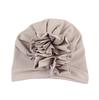 Newborn Baby Toddler Cotton Hat Baby Girl Knotted Hat Cute Donut Soft Turban Flower Head Cap