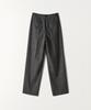Tudument Wool One-Tuck Wide Slacks Charcoal