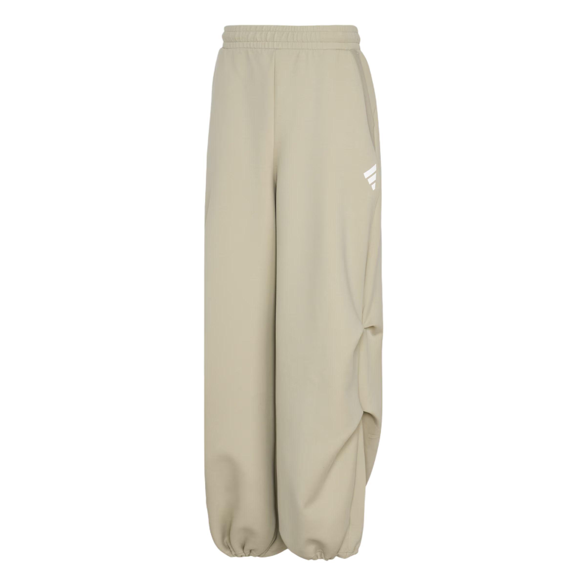 Adidas FOS FW25 Спортивные штаны Future Style Свободные со средней посадкой Сужающиеся Вязаные спортивные брюки Женские брюки KS0084 XS