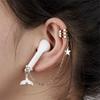 2pcs/pair Ear Decor Anti-lost Ear Clip Star Headphone Chains Anti-Lost Earphone Clip  Best Gifts