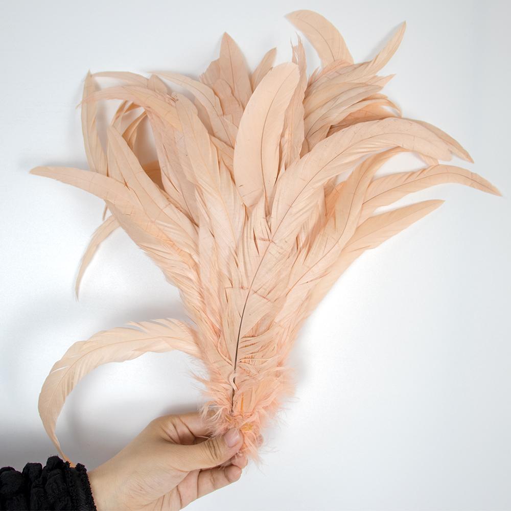 50/100 Stück 25-30cm Hahnenfeder Hochzeitsbasteln DIY Naturfeder Handarbeit Party Feder Karneval Kopfschmuck Dekoration