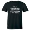 I'm Am Elactrisen Electresin Electrician I Cut Wires Funny Men's T-Shirt