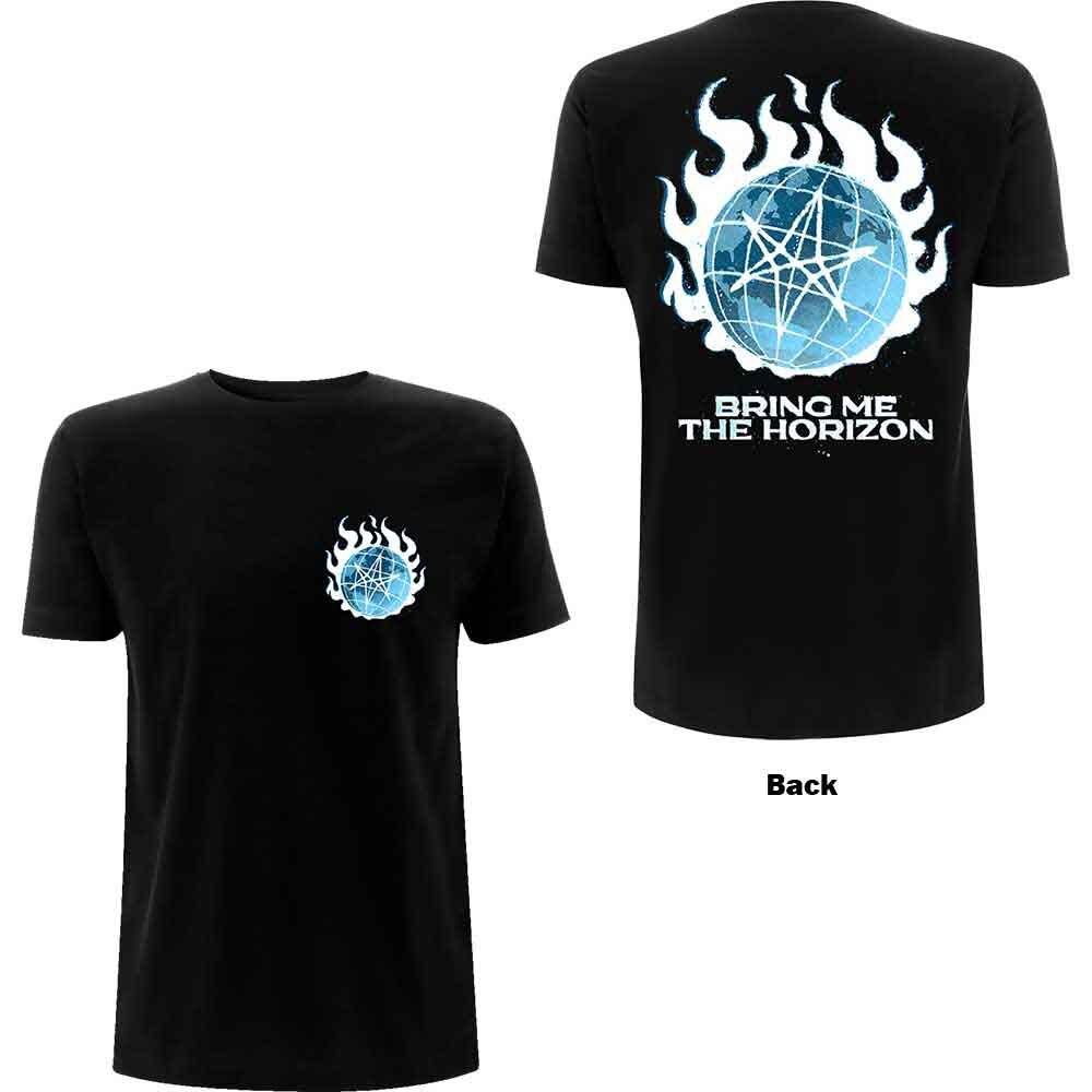 Bring Me The Horizon Globe T-Shirt Black New Unisex T-Shirt XXXXL