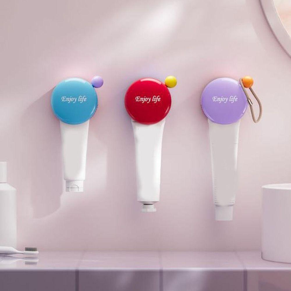 3Pcs Plastic Toothpaste Clip Dopamine Face Wash Storage Clip Toilet