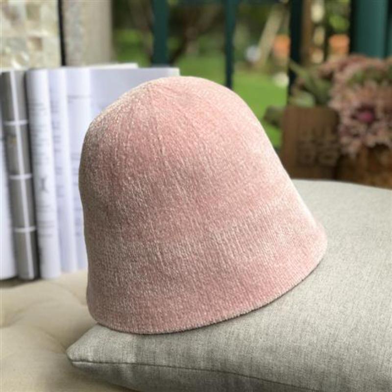 

Женская шляпа-ведро осень-зима японская винтажная черная купольная рыбацкая шляпа Повседневная шляпа от солнца с диким зонтиком модная шапка 56-58cm розовый