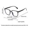 1/2PCS Round Anti Blue Light Blocking Glasses Transparent Frame for Women Men Computer Eyewear Optical Spectacle