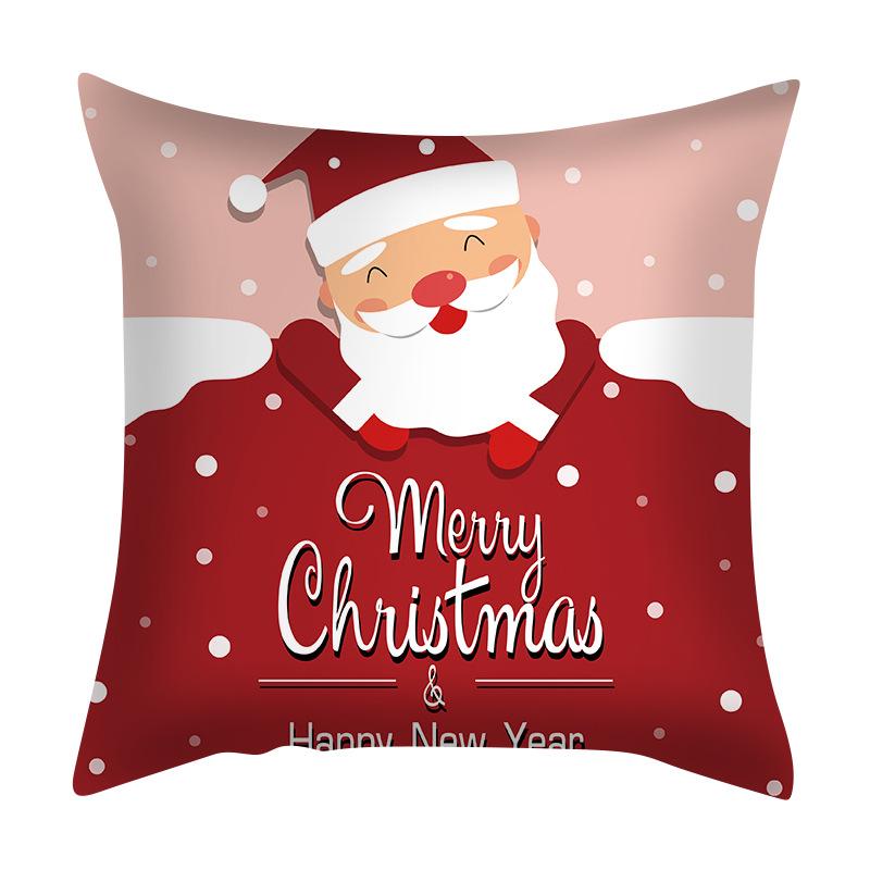 Cartoon Pillowcases Christmas Nordic Cross-border Special for Living Room Bedroom Cushion Cushions
