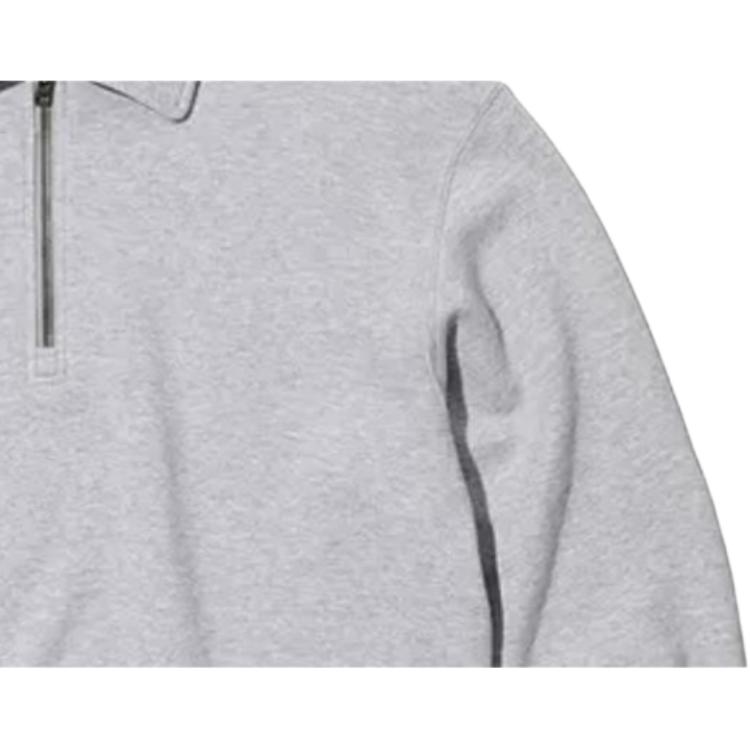 Uniqlo Solid Color Pullover Long Sleeve Sweatshirt Men Sweatshirt Gray 456952-05