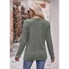 GMXIA Women's Autumn Button Fashion Solid Color Long-sleeved T-shirt