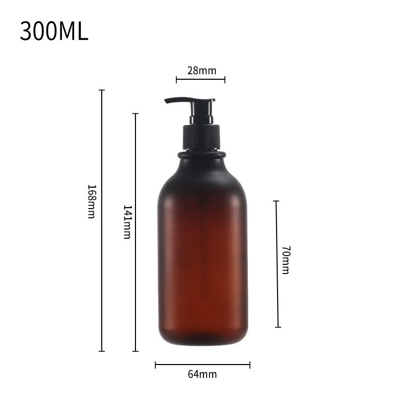 300/500ML Liquid Soap Dispenser Bathroom Bottles Empty Pump Refillable Bathroom Shampoo Bottles Liquid Container Dispenser