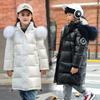 Children's Clothing New Children's Feather Down Jacket Girls Colorful Medium and Long Leave-in Medium and Large Children's and Boys' Thickened Jacket