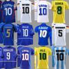 فرنسا الأرجنتين ألمانيا البرازيل منتخب وطني قميص رجالي قديم قميص كرة قدم كلاسيكي نسخة طبق الأصل حنيني قميص تايلاندي