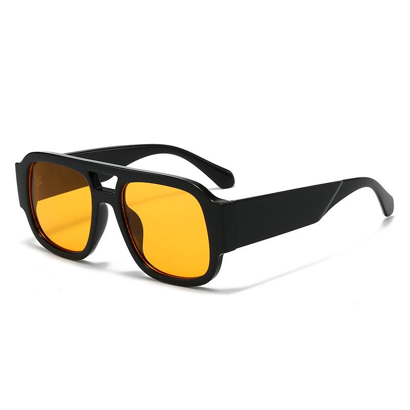 JYL TS Double Bridge Sunglasses Unisex UV Protection Versatile QZ1063-3935
