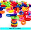 Creve Cell Hair Ties for Kids, Girls, and Babies, Made with Comfortable Pile Material, 100-Piece Set (Colorful)