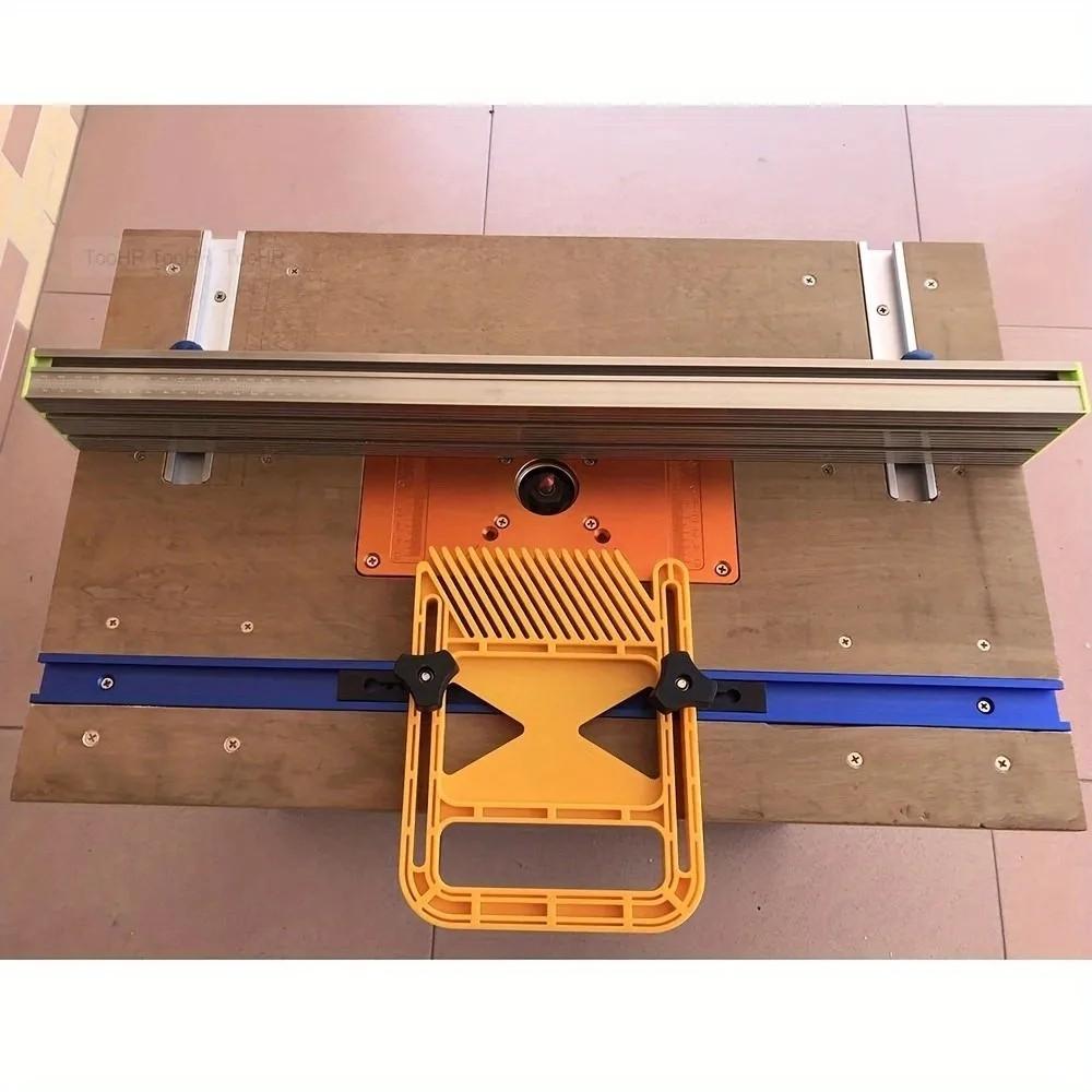 2PCS 800mm Limit Guide Rail Pusher DIY Modification Universal Slide Workbench Woodworking T-slot Track Woodworking Slide Track