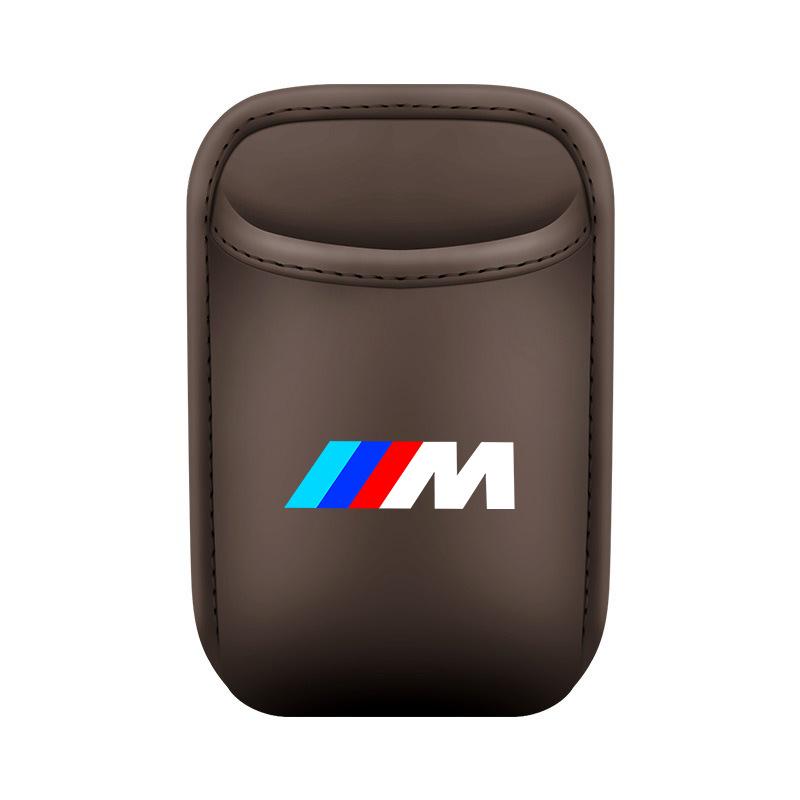Leather Car Door Water Cup Holder Back Seat Drink Rack Storage Box For BMW M Emblem E46 E36 E34 F10 E90 F30 E60 F30 E30 E92 E87 ulcr72