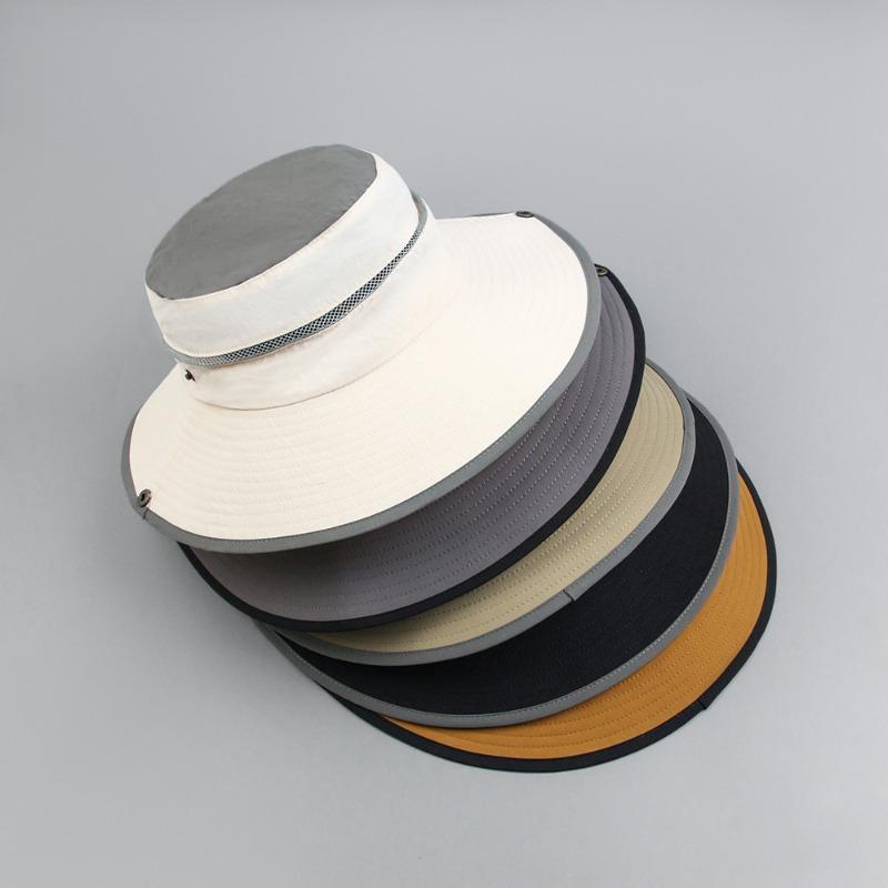 Mountaineering Bucket Hat Women's Summer UV Protection Sunshade Sun Protection Hat Outdoor Fishing Quick Drying Big Eaves Hiking Hat