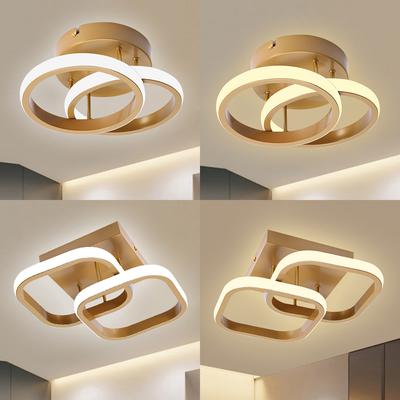 Ceiling Metal Light Modern Chandelier High Brightness Porch Entrance Lamp Energy Saving Ceiling Lamp for Living Room Bedroom