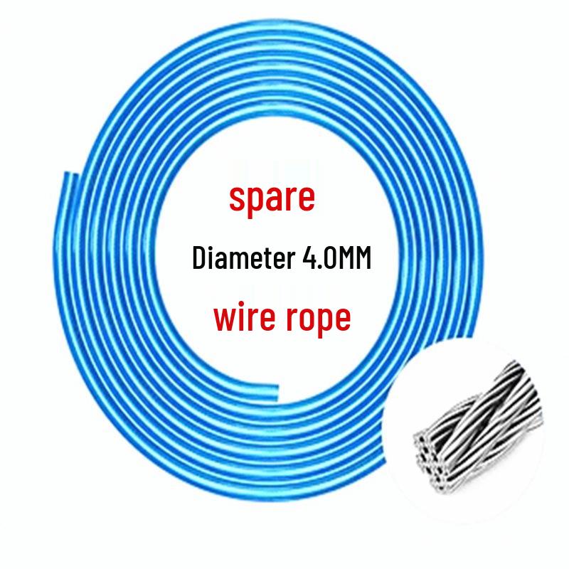 Huihai Jr. High School Exam 4mm Pro Steel Wire Jump Rope with Bearings