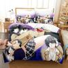 Neues Kanokon Bettwäscheset Einzelbett Twin Full Queen King Size Bettset Erwachsener Kind Schlafzimmer Bettbezugsets 3D-Druck Anime Bettlaken-Set
