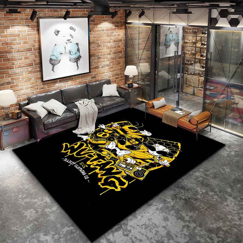 Wutang Clan Carpet Rug For Living Room Bedroom Home Sofa Decoration Kids Play Nonslip Floor Mat