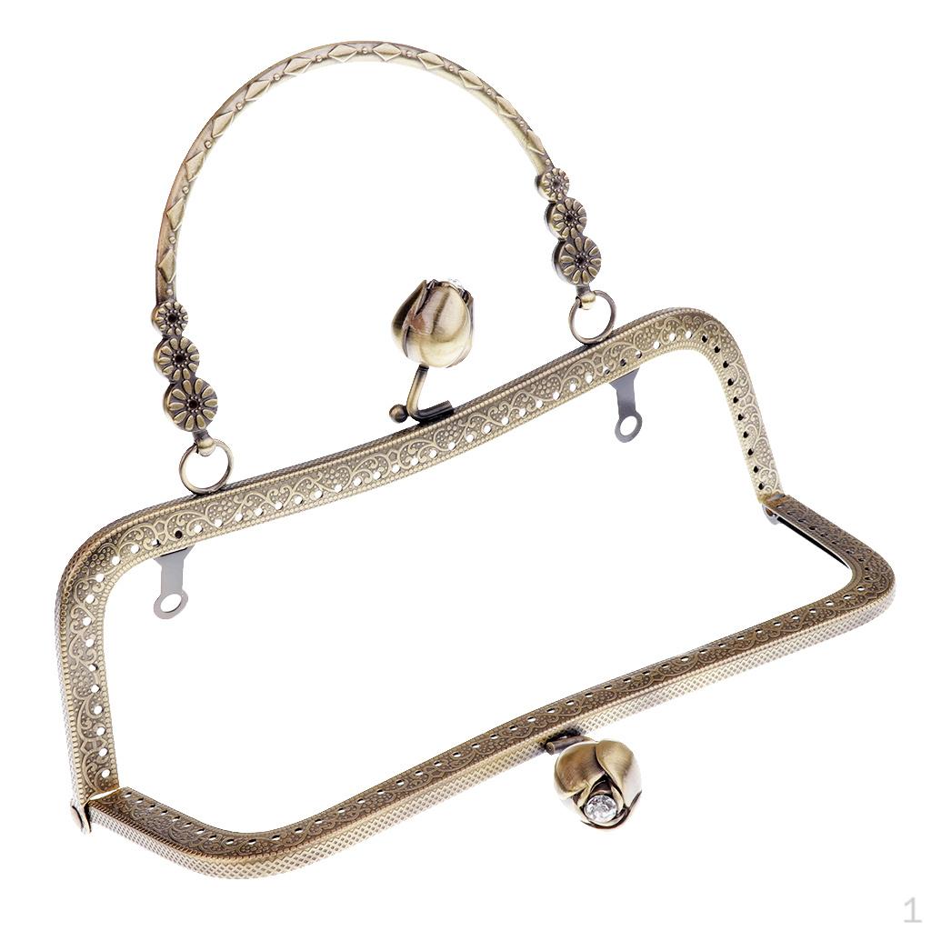 

Кошелек с застежкой в ​​стиле ретро, ​​резной замок, 5*1 см