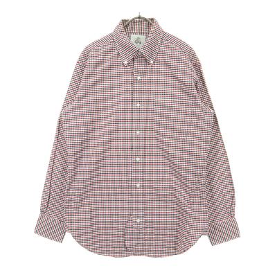 Brooks Brothers BLACK FLEECE Made In the USA - Cotton Check Pattern Multicolor Long Sleeve Button Down Shirt Men's Used
