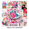 50 sheets flamingo-349