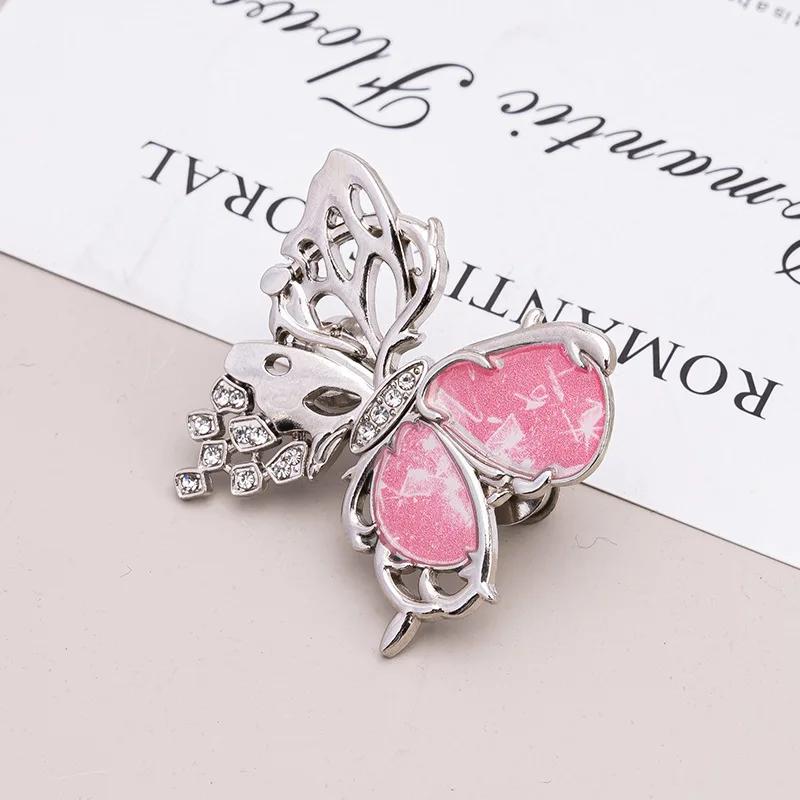 Butterfly Waist Button Adjustable Clips for Pant Skirts Jeans Tightener Buckle Snap Button Adjuster Pants Pin Retractable Button