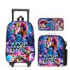 Kpop Witch Hunters Casual Backpack Digital Printing Men'S And Women'S Commuter Backpack Rod Backpack Student Bag