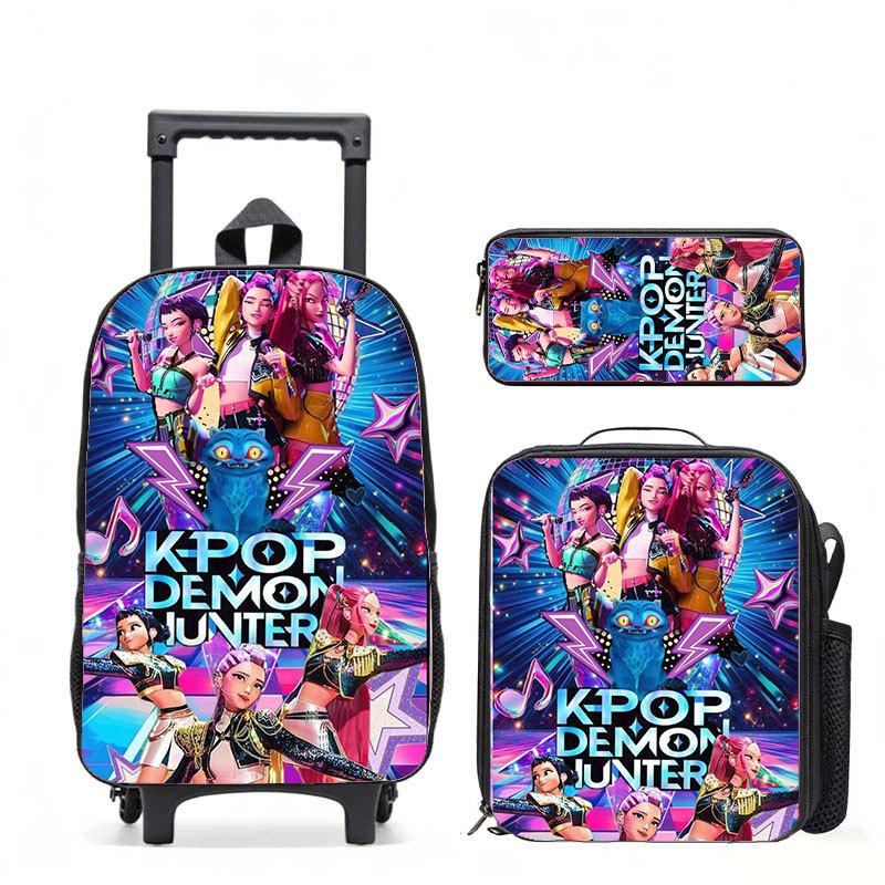 Kpop Witch Hunters Casual Backpack Digital Printing Men'S And Women'S Commuter Backpack Rod Backpack Student Bag