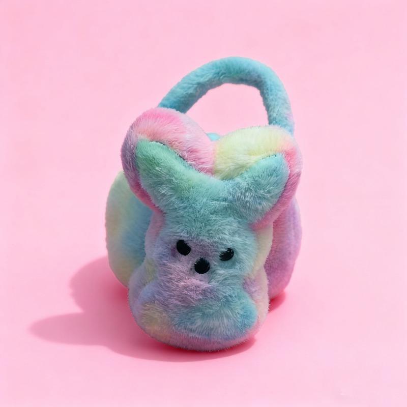 

Милий Зайчик Дитяча Різнокольорова Великодня Плюшева Лялька Сумка-Кошик для Цукерок 1pcs коричневий