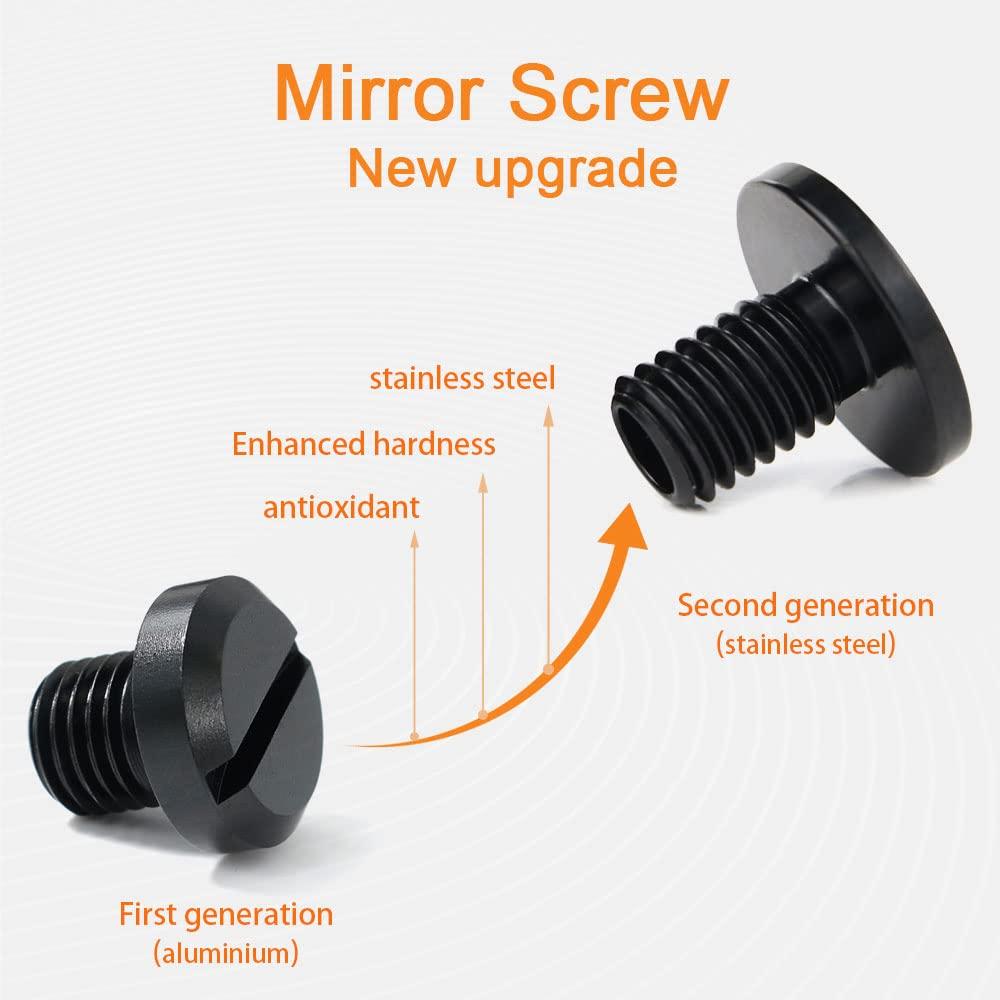Xitomer M8x1.25 Bolt Motorcycle Mirror Hole Plug Screw Stainless, Universal | Fit for 2021 2023 Monster 950 / Streetfighter V2 2022-2023 / Monster