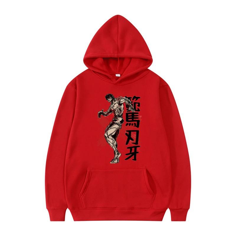 Bushido Grappler Baki Men's Hoodies Boys Harajuku Girls Pullover Fancy Music Gift Casual Loose Comfortable Sweatshirt