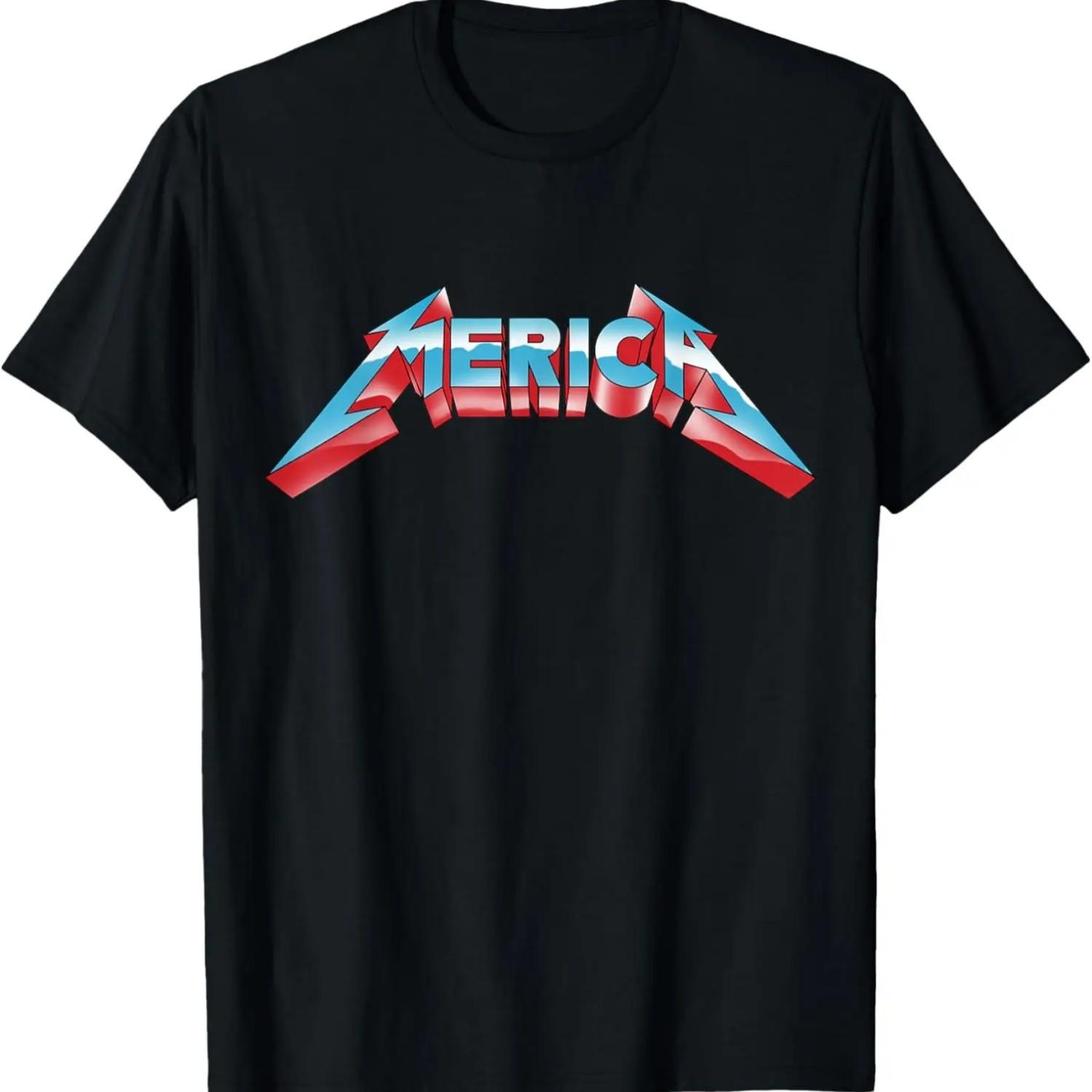 Merica 4th of July Independence Day America Women Patriotic T-Shirt S чёрный