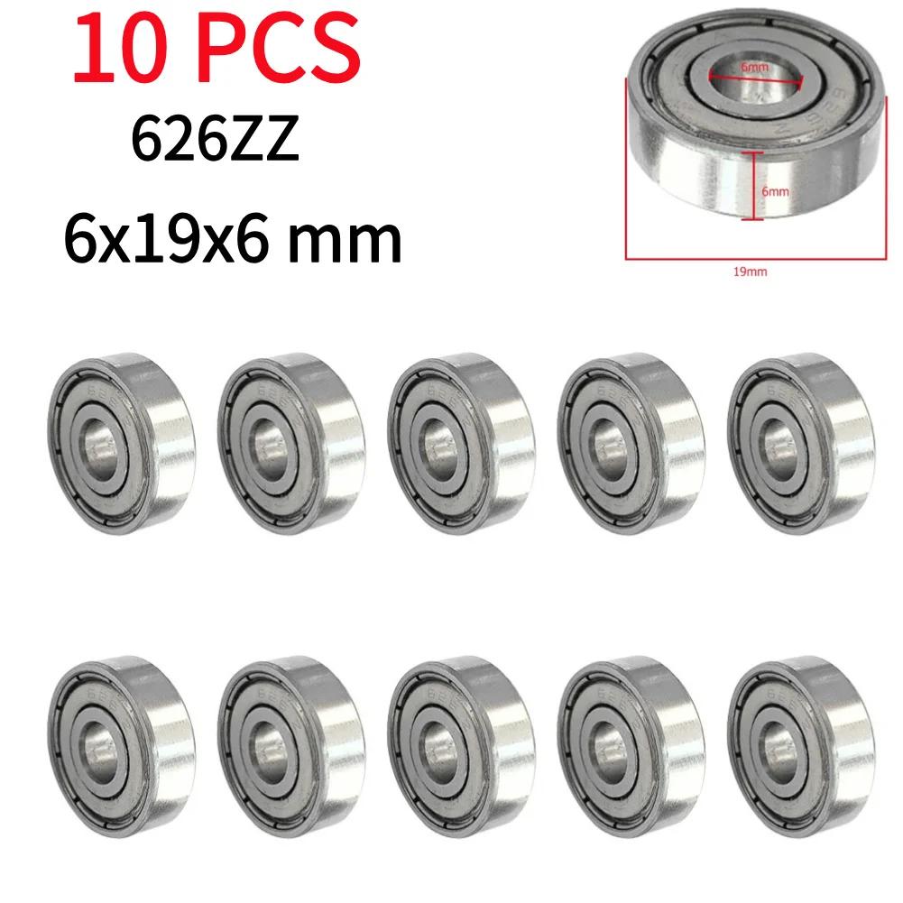 10Pcs Ball Bearings Deep Groove Miniature Bearings Carbon Steel Bearing 685zz/623zz/626zz/688zz/608rs 3D Printer Parts