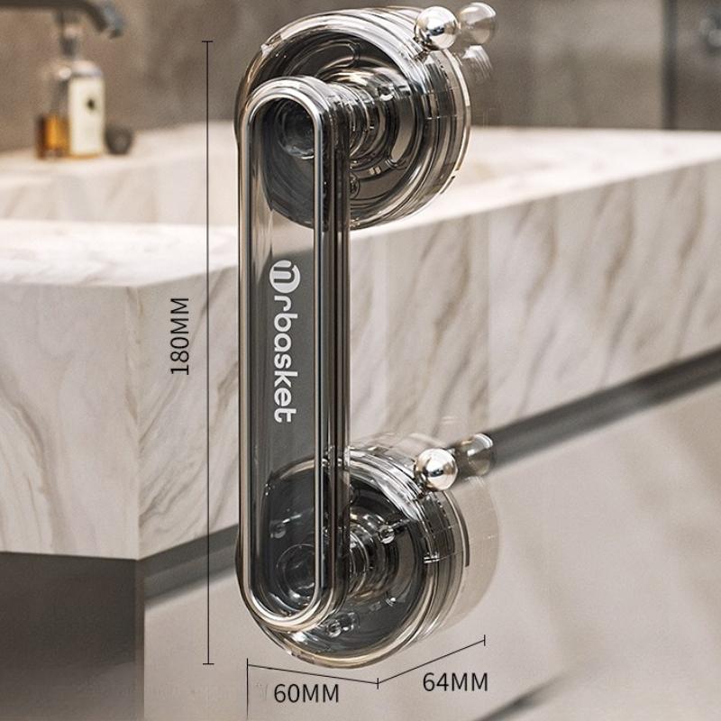 1Pcs Suction Cup Door Plastic Handle for Bathroom Glass Door Sliding Door Refrigerator Cabinet Toilet Seat Cover Non Slip Grip