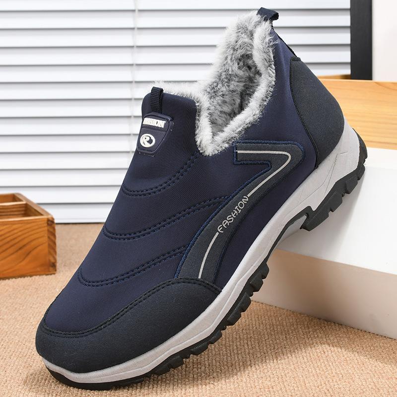 New cloth shoes dad cotton shoes practical people shoes soft sole comfortable warm shoes